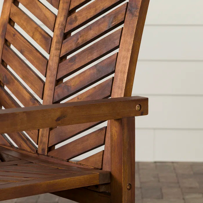 Harbison Wood Outdoor Dining Armchair (Set of 2)