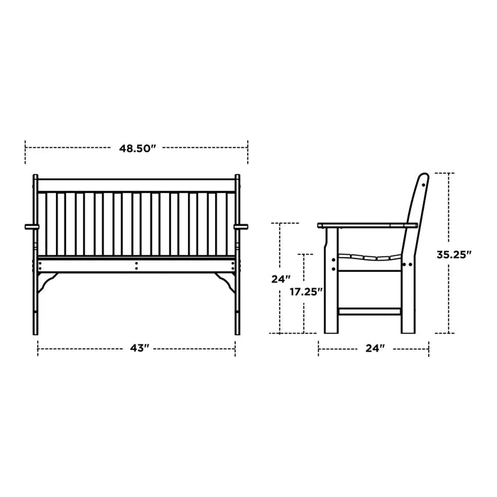Vineyard Patio Bench