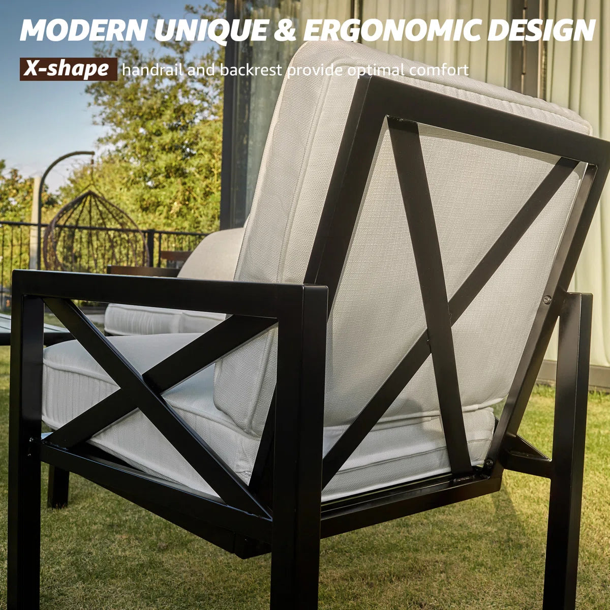 Myrtlene 4 - Person Patio Conversation Sets with Cushions