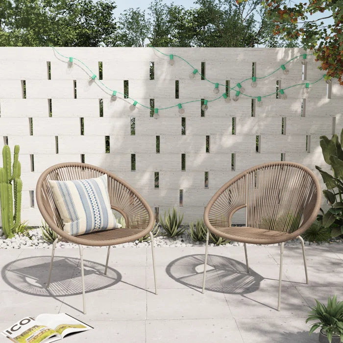 Indoor/Outdoor Patio Chair (Set of 2)