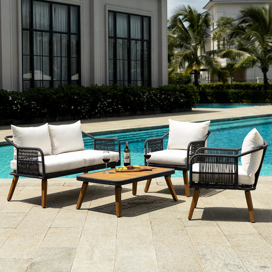 Serene 4-Piece Patio Furniture Set