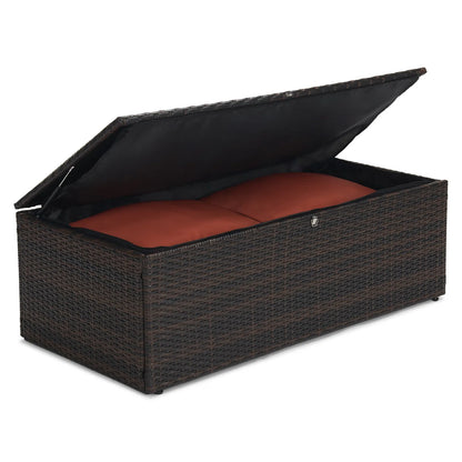 Barrada 5 Piece Rattan Sofa Seating Group with Cushions