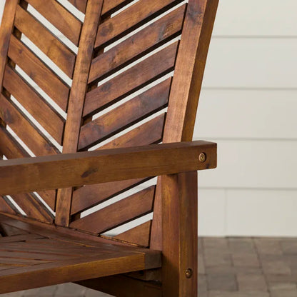 Harbison Wood Outdoor Dining Armchair (Set of 2)